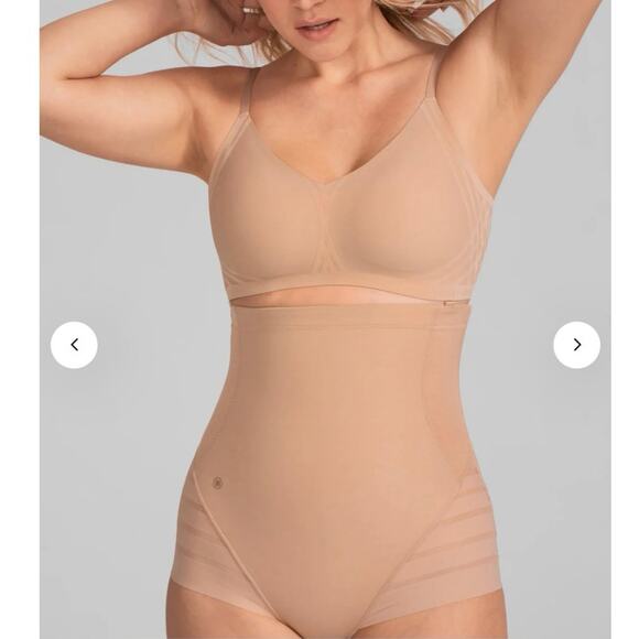 Honeylove Queen Brief Women's 1X | Sand | Tummy Control, Sculpting | NWOT - Picture 1 of 6